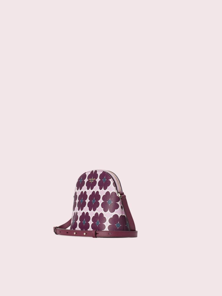 Kate Spade,sylvia graphic clover medium dome crossbody,crossbody bags,