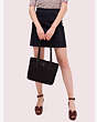 Kate Spade,taylor medium tote,tote bags,Black / Glitter