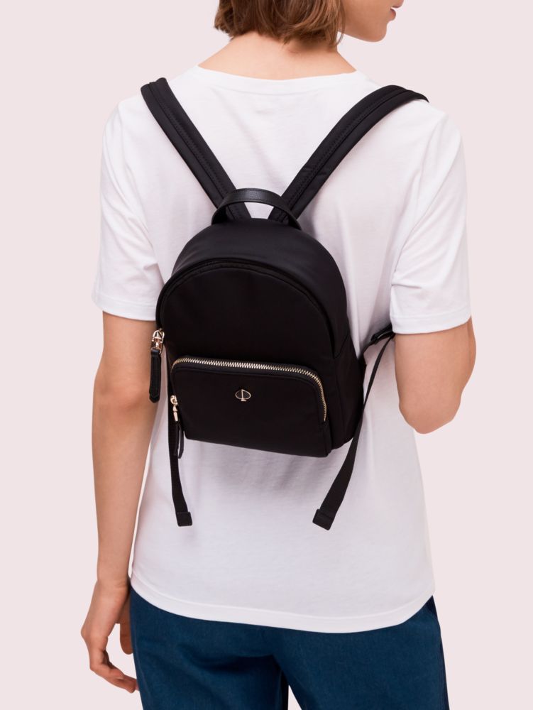 Kate Spade,taylor small backpack,Black / Glitter