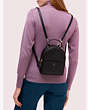 Kate Spade,amelia mini convertible backpack,Black / Glitter