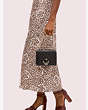 Kate Spade,amelia twistlock small convertible chain shoulder bag,shoulder bags,Black / Glitter
