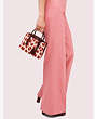 Kate Spade,margaux haircalf mini satchel,satchels,Pink Multi