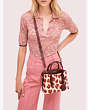 Kate Spade,margaux haircalf mini satchel,satchels,Pink Multi