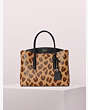 Kate Spade,margaux leopard large satchel,Natural Multi 