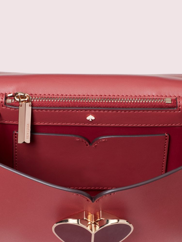 Kate Spade,Nicola Haircalf Twistlock Small Convertible Chain Shoulder Bag,