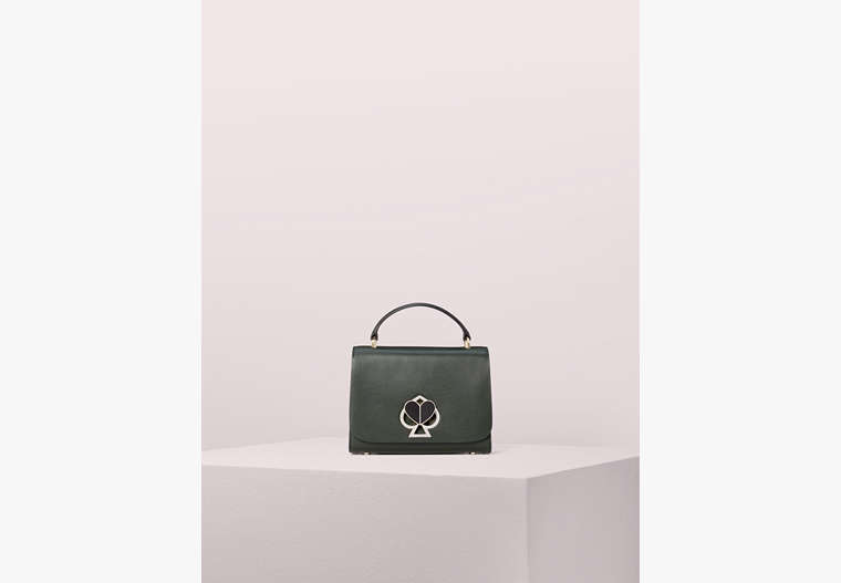 Kate Spade,nicola twistlock small top-handle bag,Deep Evergreen