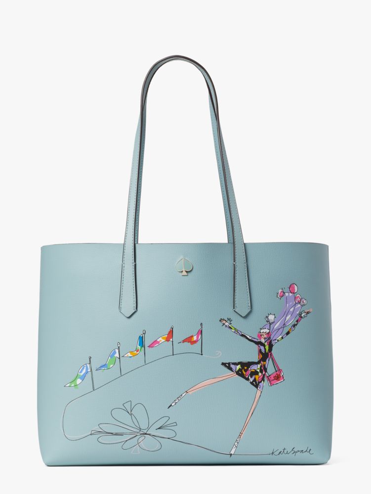 City Skyline Skater Large Tote