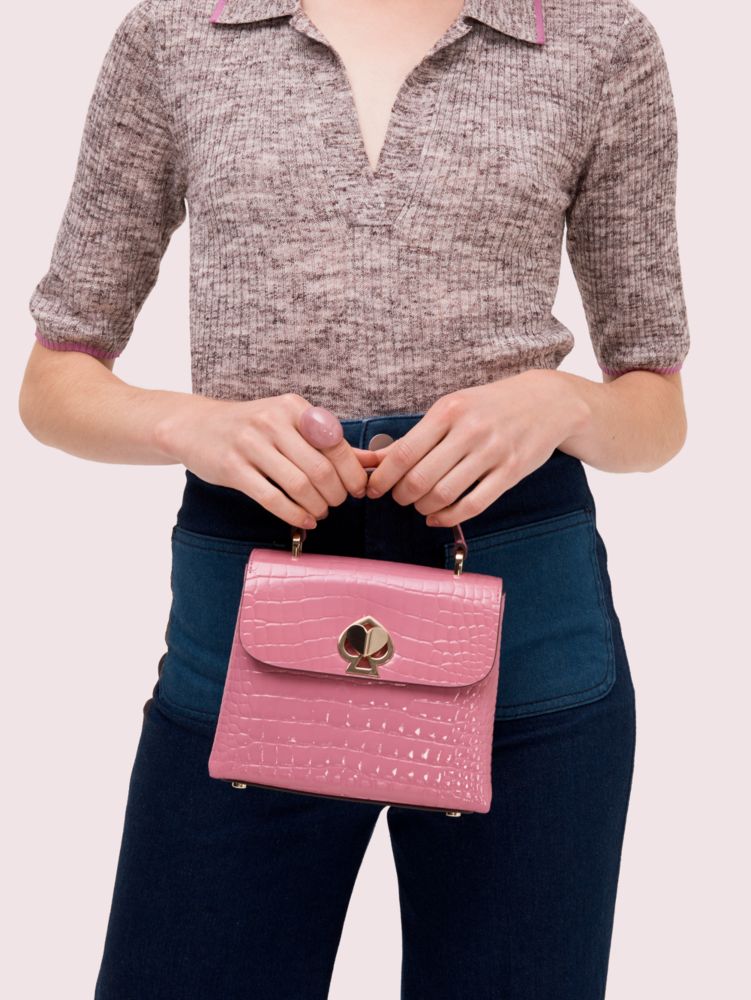 Romy Mini Satchel Mit Griff Oben Und Krokopragung Kate Spade DE Kate Spade DE