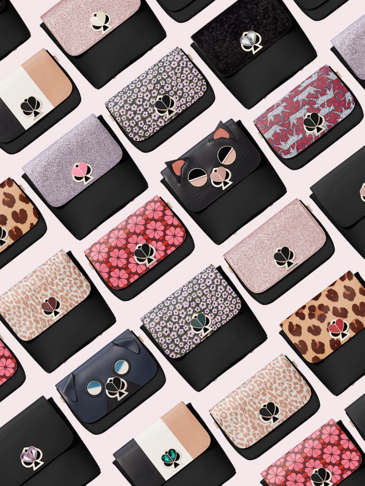 Kate Spade,make it mine panther dot flap,