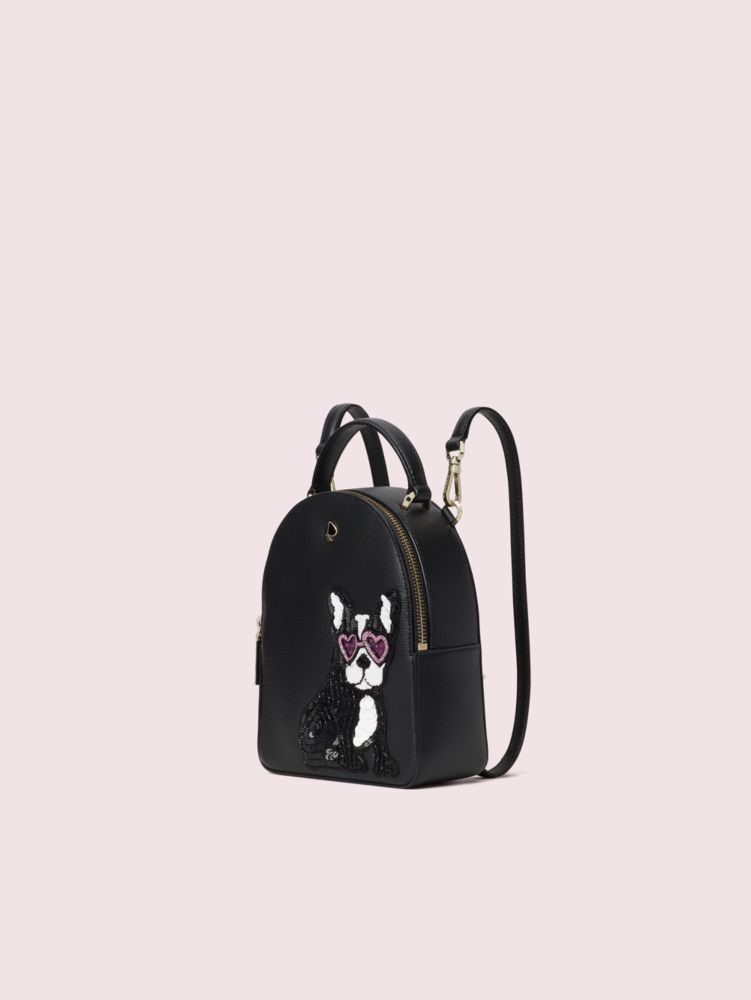 Kate Spade Amelia Francois FRENCH BULLDOG Frenchie Mini Convertible  BACKPACK Bag