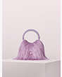 Kate Spade,betty faux fur swag bag,Light Orchid