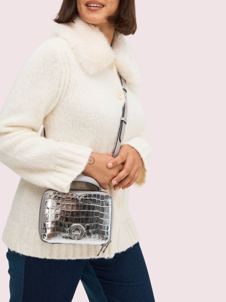 Kate spade metallic on sale bag