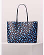 Kate Spade,molly party floral large tote,Blazer Blue Multi