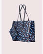 Kate Spade,molly party floral large tote,Blazer Blue Multi