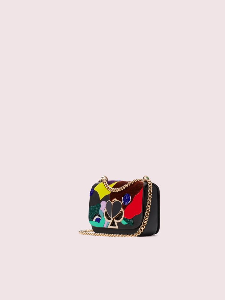 Kate spade nicola faux fur twistlock chain wallet deals