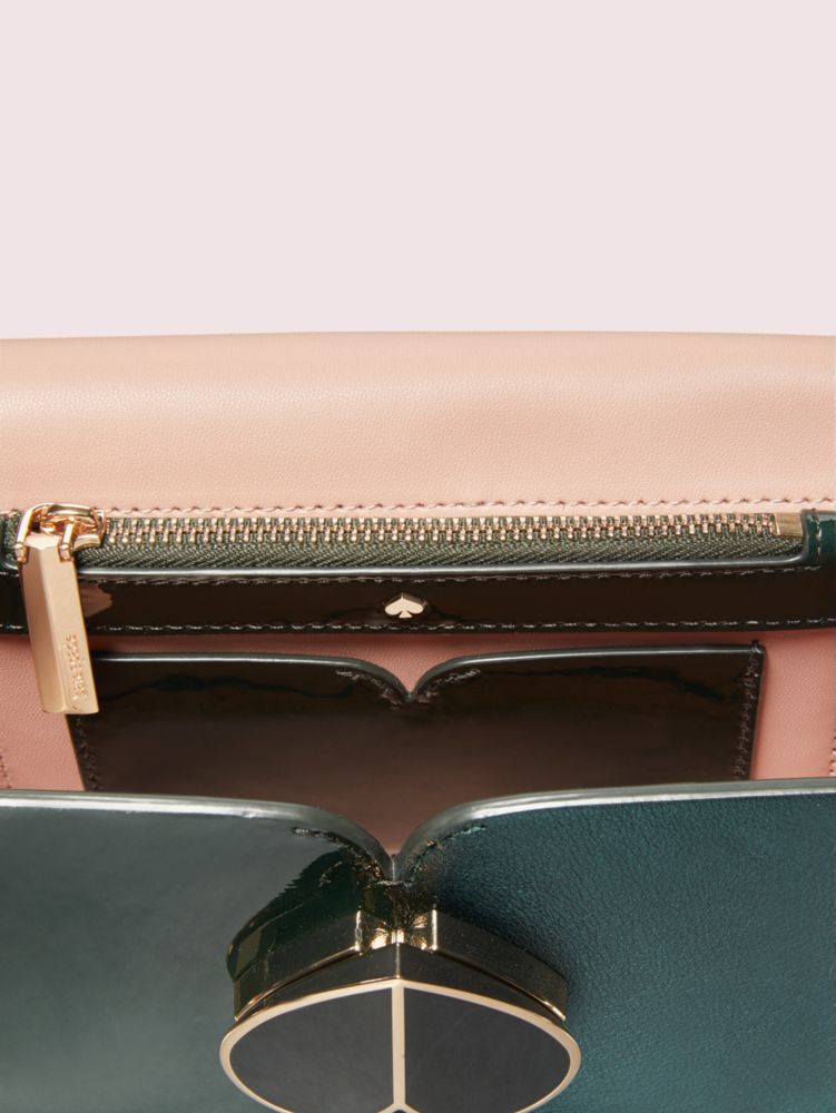 Nicola Metallic Bicolor Twistlock Small Shoulder Bag | Kate Spade GB