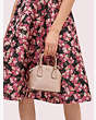 Kate Spade,sylvia glitter mini dome satchel,crossbody bags,Blush Print