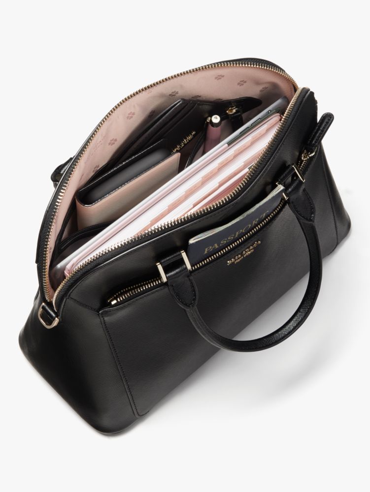 Kate Spade Louise Medium Dome Crossbody Bag in Black pxrub254 –