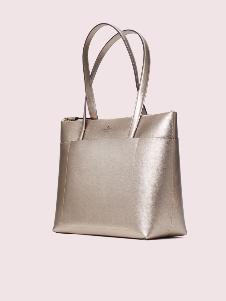 Kate Spade,Holiday Lane Page Tote,Rose Gold