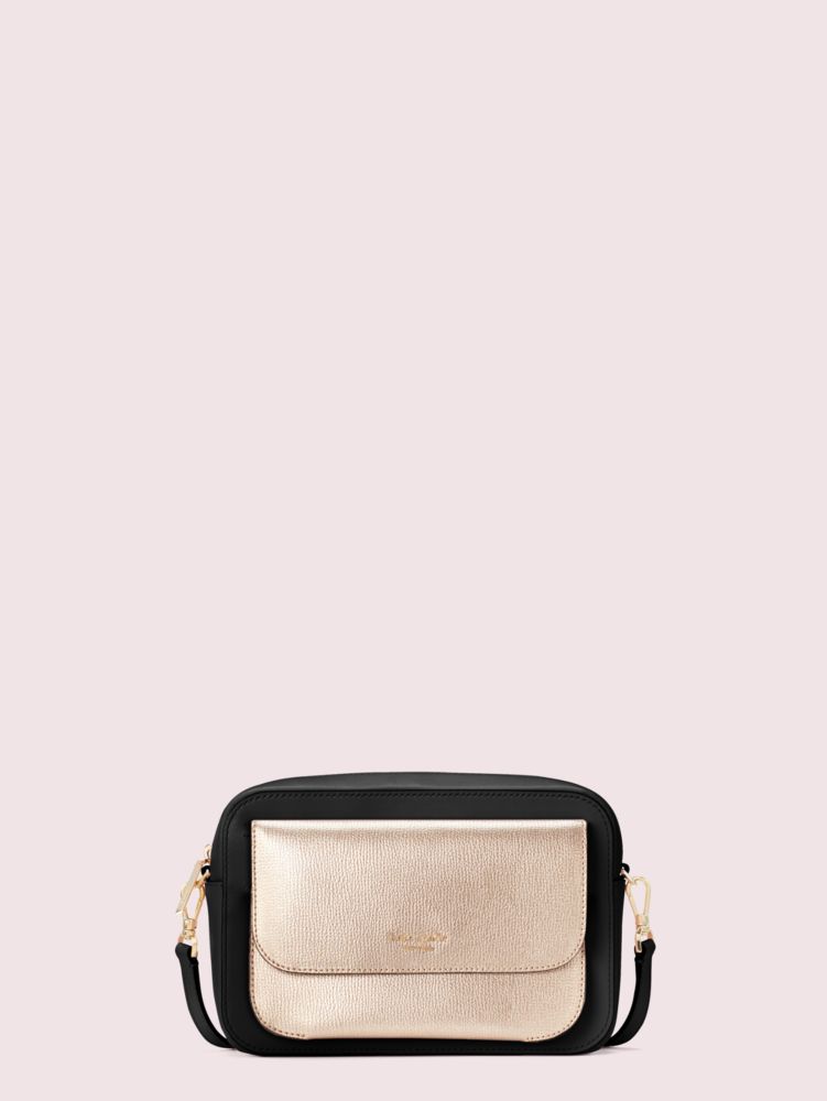 Make It Mine Customizable Camera Bag Metallic Pouch Kate Spade New York Kate Spade New York