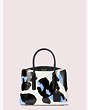 Kate Spade,margaux city bloom medium satchel,Optic White Multi