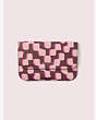 Kate Spade,trellis pouch,wristlets & pouches,Pink Multi