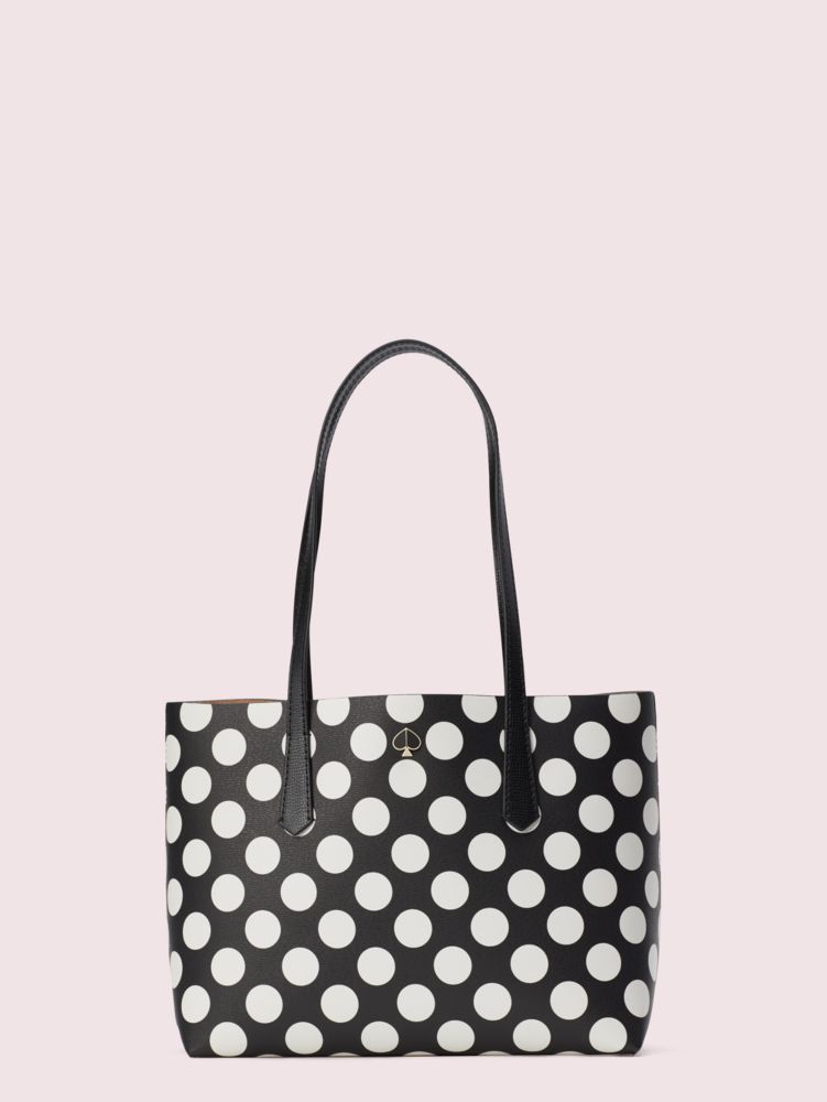 Kate spade polka dot tote bag sale