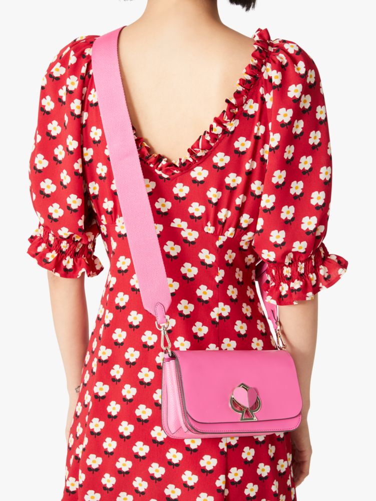 Kate Spade,nicola twistlock medium convertible crossbody,crossbody bags,Medium,Crushed Watermelon