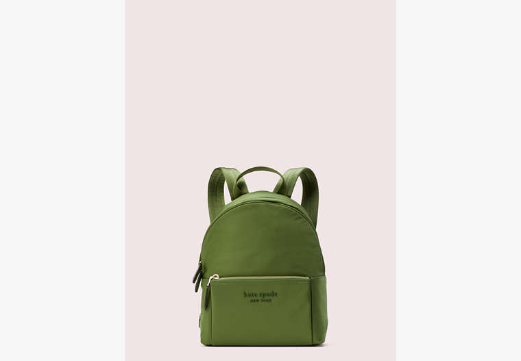 Kate Spade,nylon city pack medium backpack,backpacks,Medium,Olive image number 0