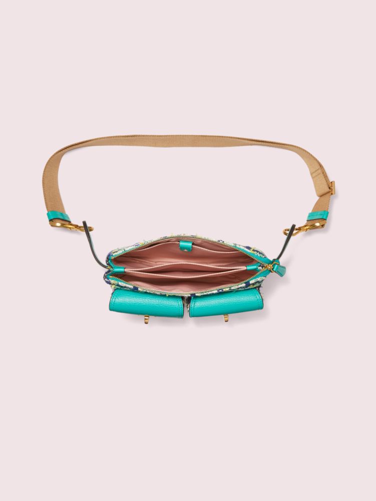 Kate Spade,Cargo Tweed Medium Sling Bag,