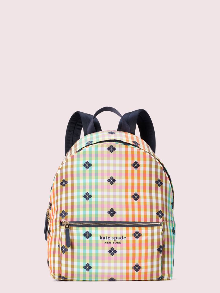 The Bella Plaid City Pack Large Backpack | Kate Spade New York