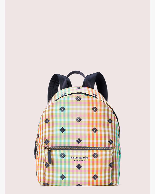The Bella Plaid City Pack Large Backpack | Kate Spade New York