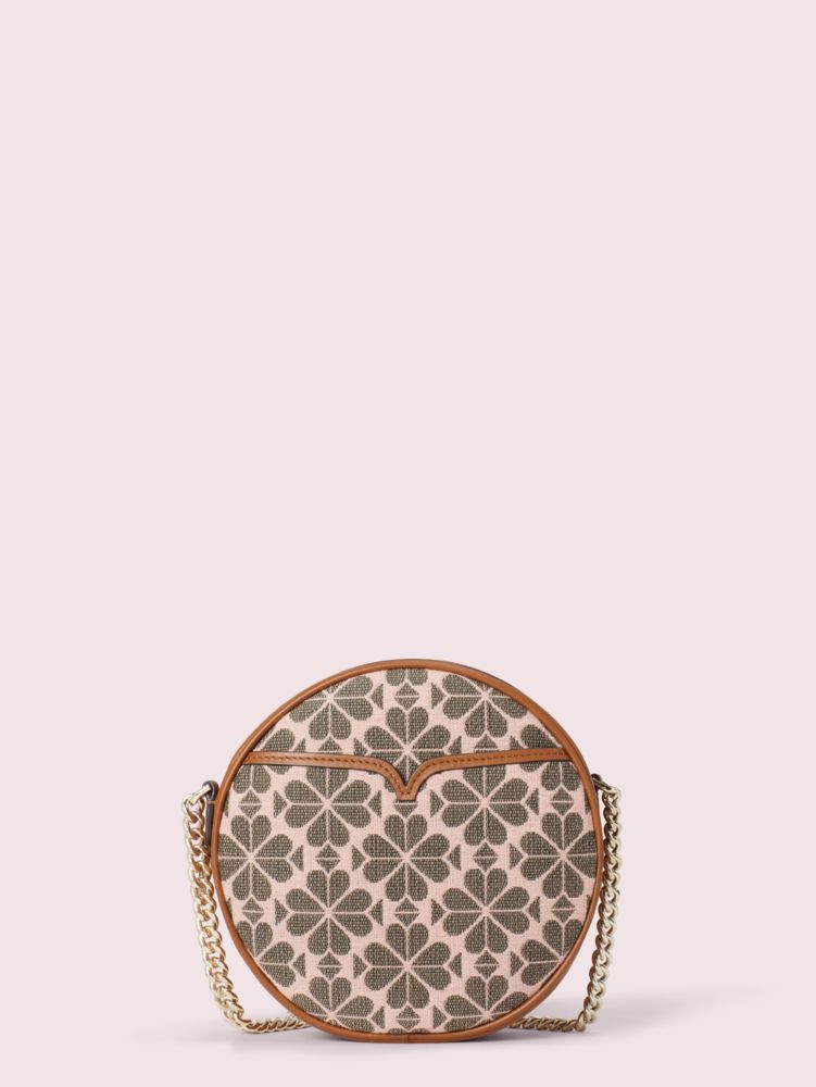 Spade Flower Jacquard North South Crossbody