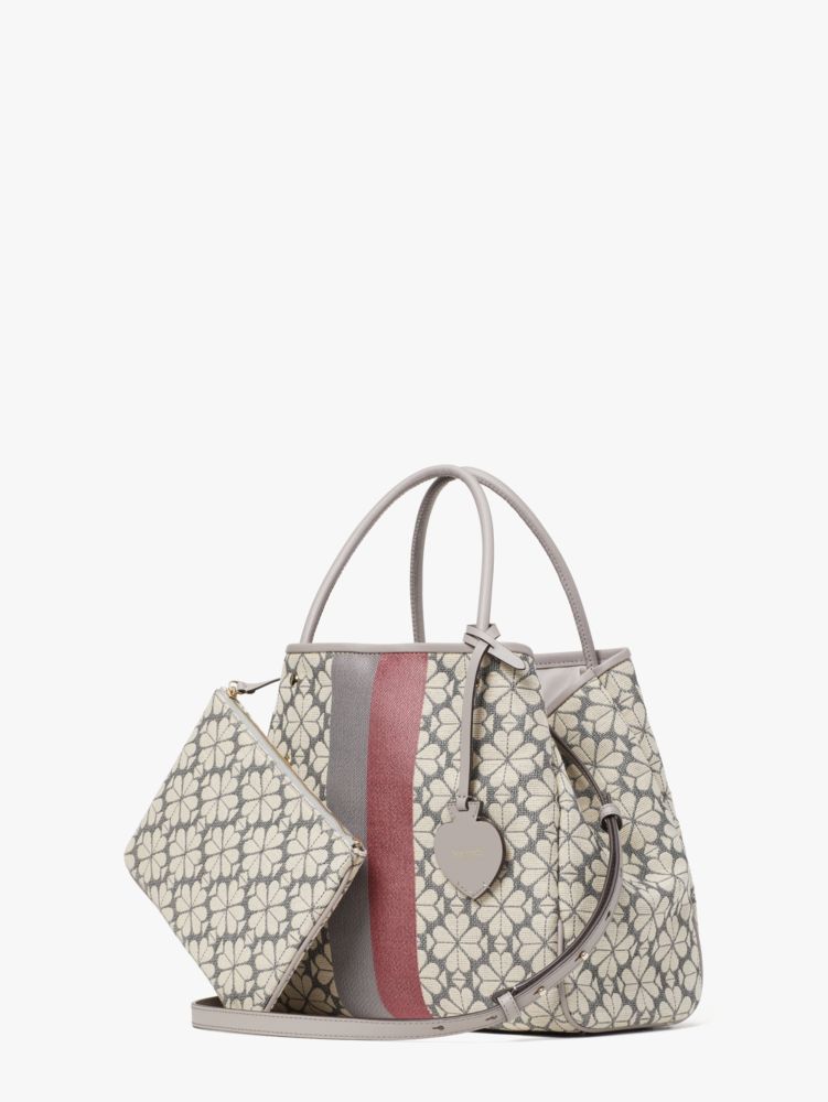 Spade Flower Jacquard Stripe Everything Medium Tote | Kate