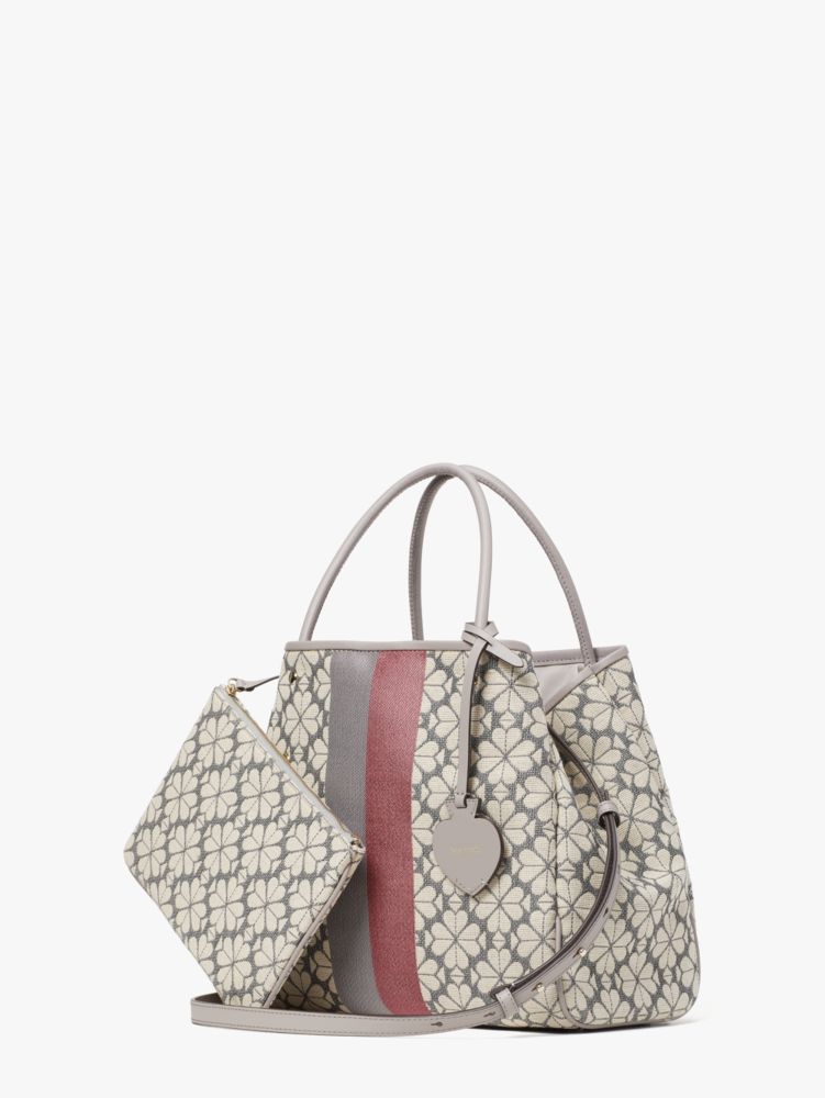 Spade Flower Jacquard Stripe Everything Medium Tote