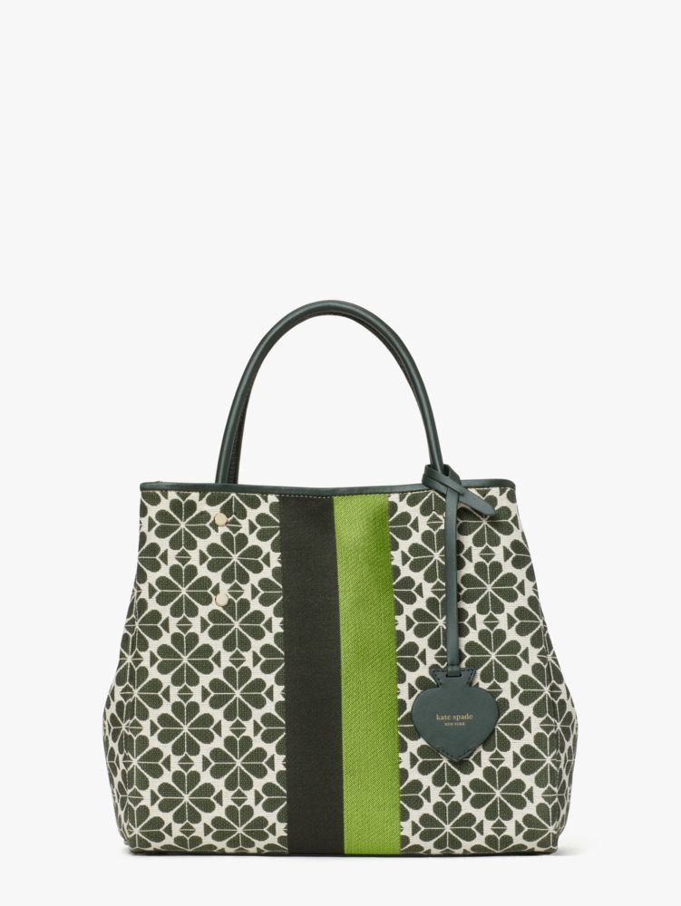 Market spade flower discount jacquard medium tote