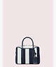 Kate Spade,margaux canvas stripe mini satchel,satchels,Blazer Blue Multi