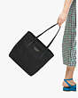 Kate Spade,daily large tote,Black / Glitter