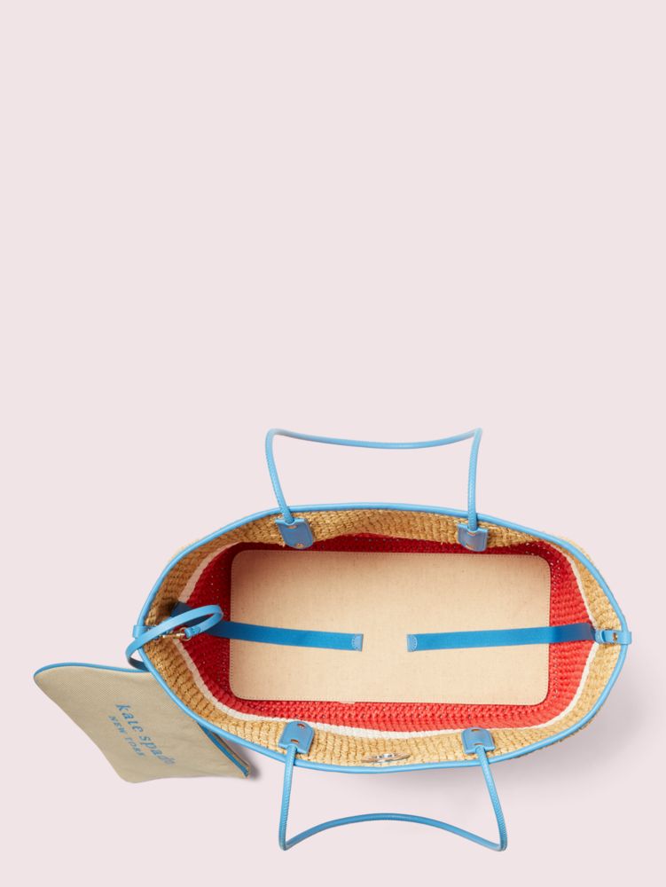【Kate Spade New York】On Purpose Straw Small Tote Bag The Kate Spade Ellie Straw Tote is on sale for just $125