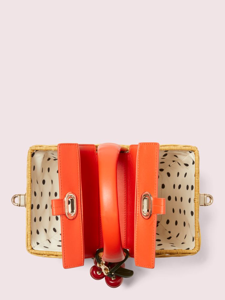 Kate spade picnic wicker crossbody hot sale