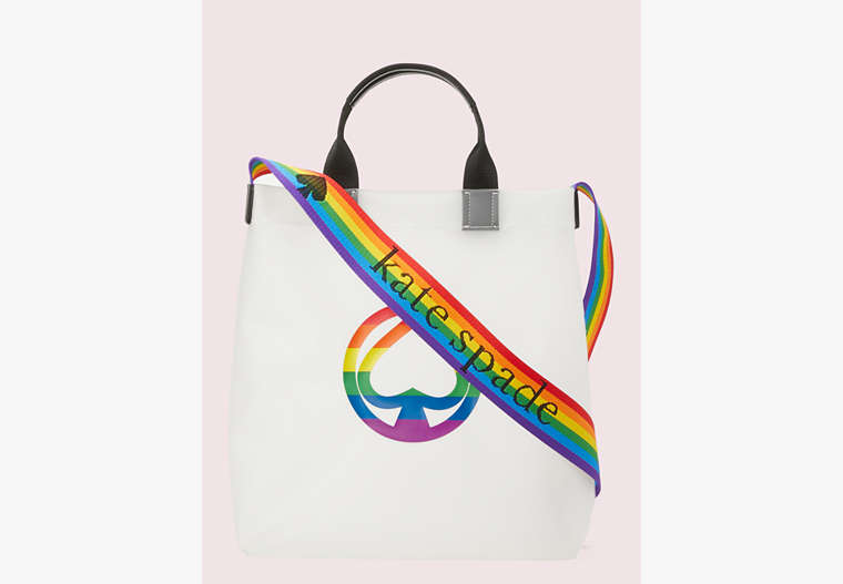 Kate Spade,rainbow tote,tote bags,Multi image number 0