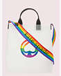 Kate Spade,rainbow tote,tote bags,Multi
