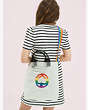 Kate Spade,rainbow tote,tote bags,Multi