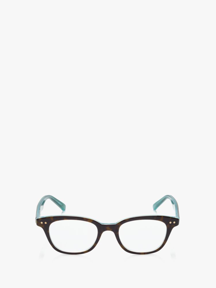 Kate Spade,rebecca readers,reading glasses,Aqua Tortoise