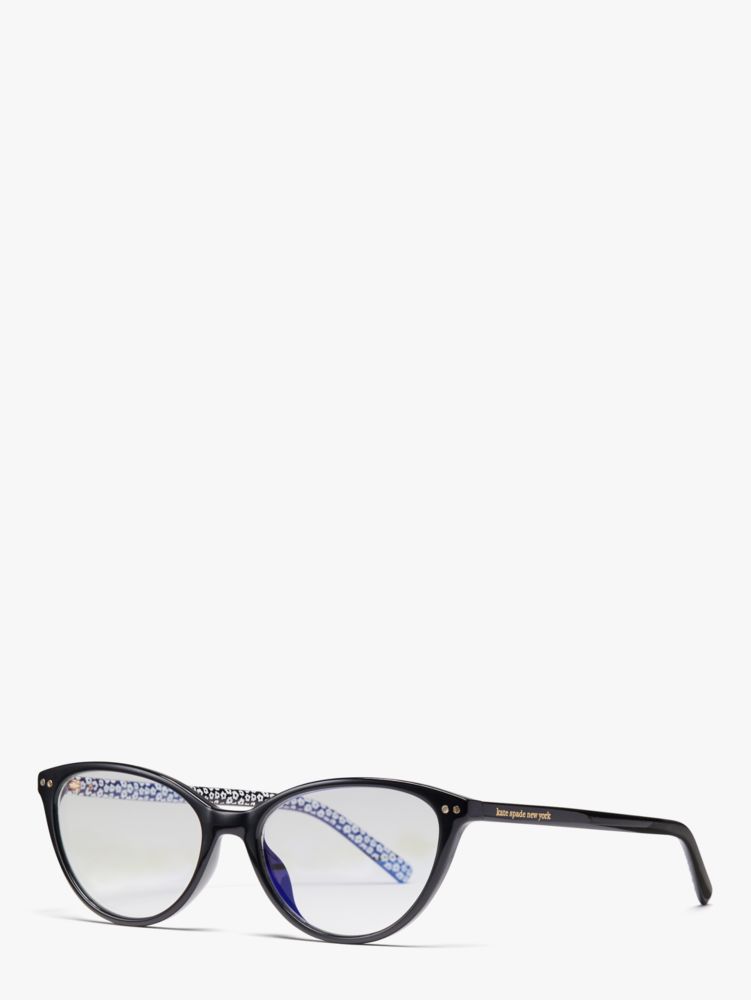 Kate Spade,Roanne Readers,Cat Eye,Reading,Plastic,Word Embellishment,Logo,Integrated Nose Pads,Casual,