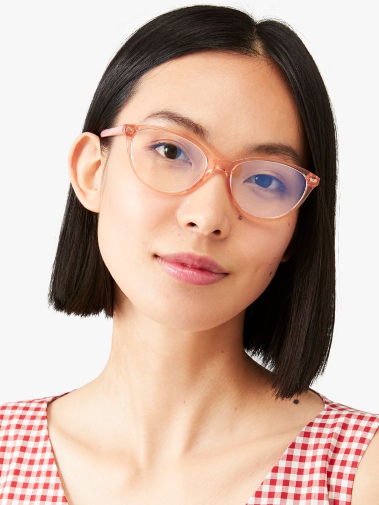 Kate Spade,Roanne Readers,Cat Eye,Reading,Plastic,Word Embellishment,Logo,Integrated Nose Pads,Casual,