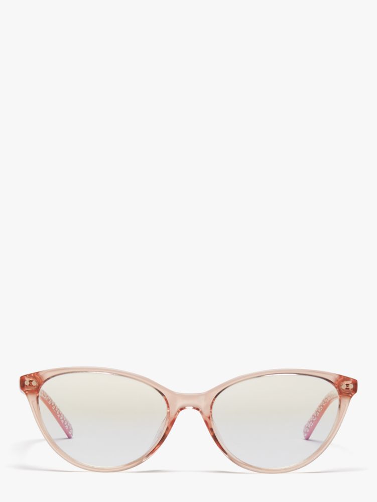 Kate Spade,Roanne Readers,Cat Eye,Reading,Plastic,Word Embellishment,Logo,Integrated Nose Pads,Casual,