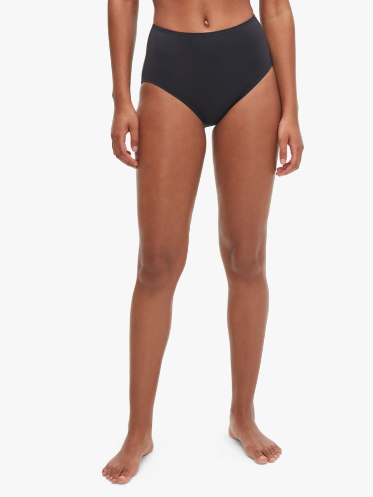 Kate Spade,cabana high-waist bikini bottom,swimwear,