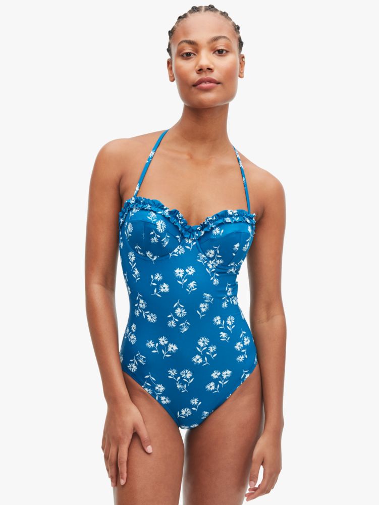 Kate spade bandeau one best sale piece swimsuit