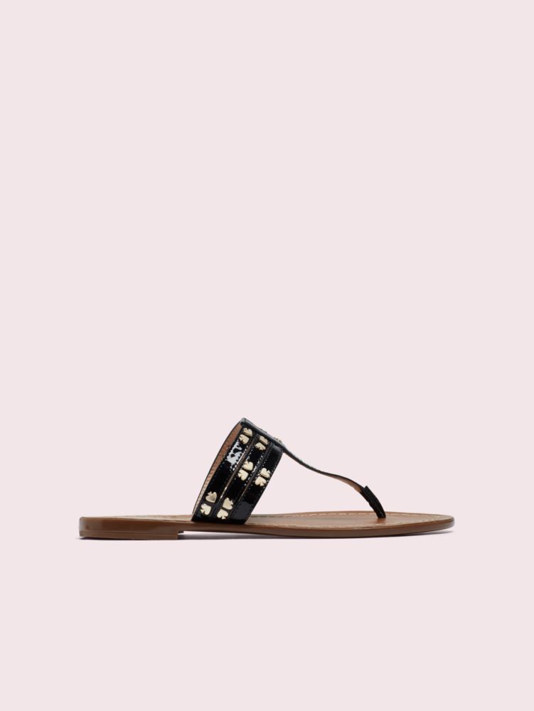 Kate Spade,carol sandals,sandals,Blk/Purple